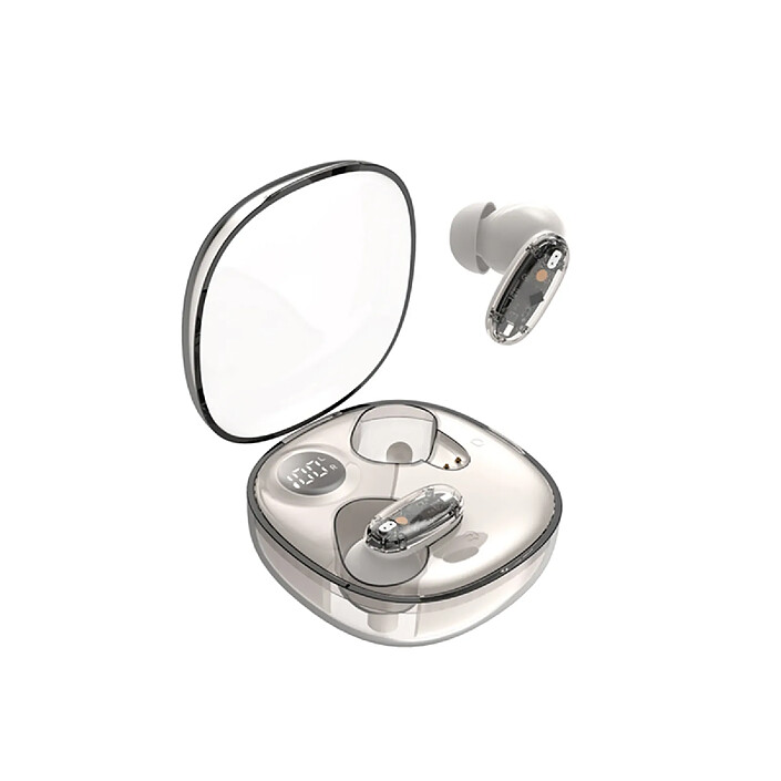 Avizar Écouteurs TWS Bluetooth 5.3 Compatible Siri Modèle Venezia Beige