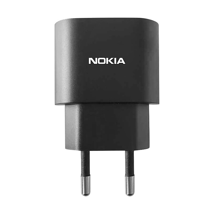 Nokia Chargeur secteur Original Nokia 18W avec câble USB-C de 1m