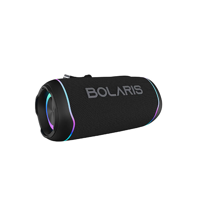 Avizar Enceinte Sans Fil Bluetooth 5.4 Modèle Parma IPX6 16W avec Effets Lumineux LED Noir