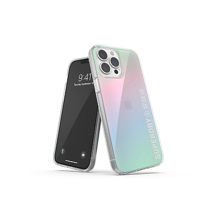 Avis Superdry Coque pour Apple iPhone 13 Pro Max Collection Snap Case Clear en TPU Multicolore