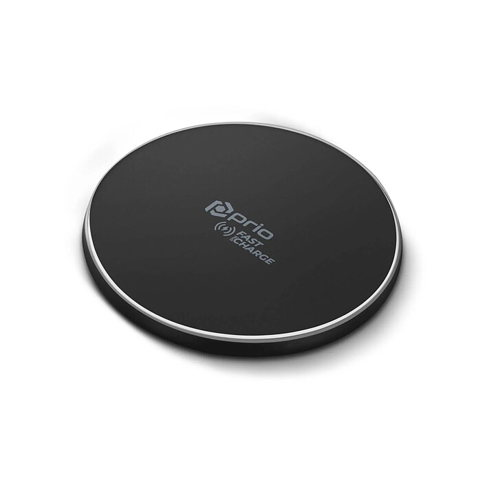 Prio Chargeur sans-fil à induction QI 15W / 10W / 7.5W Charge adaptative Noir