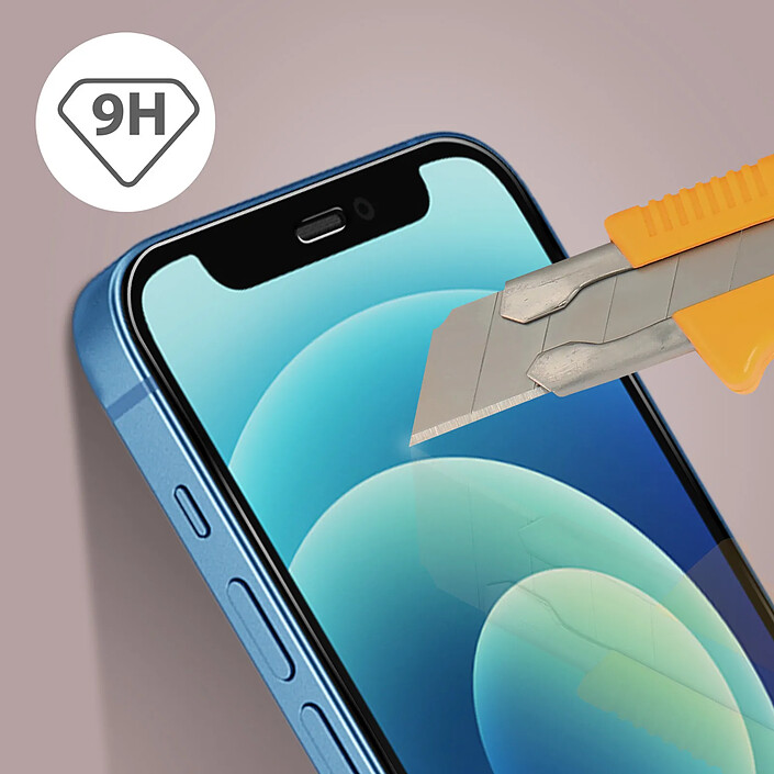 Avis X-One Film pour iPhone 12 / 12 Pro Verre Trempé 9H Biseauté Antichoc Transparent