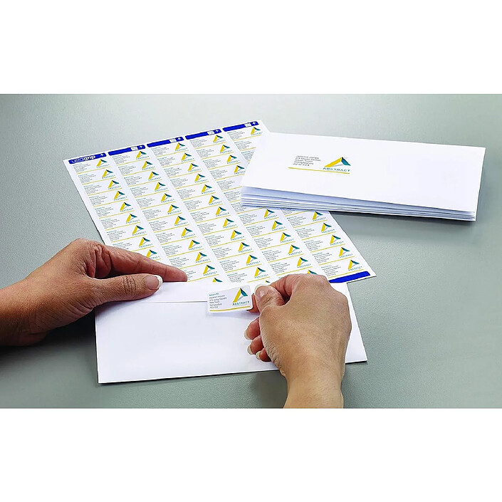 AVERY Boîte de 1625 étiquettes laser blanc 38,1X21,2 L7651-25 pas cher