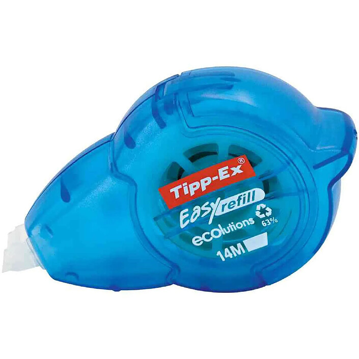 TIPP-EX Ruban correcteur Easy Refill bleu transparent 5mm x 14m