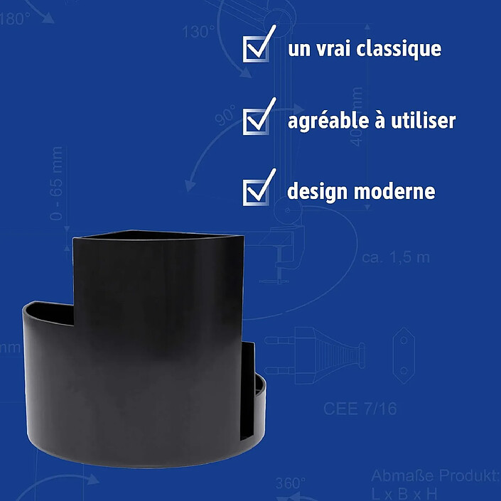 Avis MAUL organisateur de bureau MAULrundbox Eco