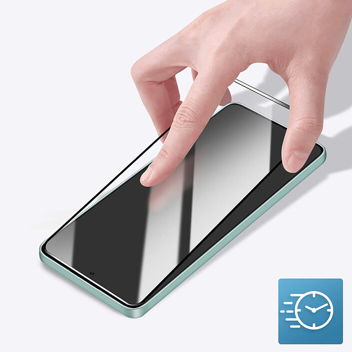 Avizar Verre Trempé pour Xiaomi Redmi Note 14 5G et 4G Anti-rayures Résistant Noir pas cher