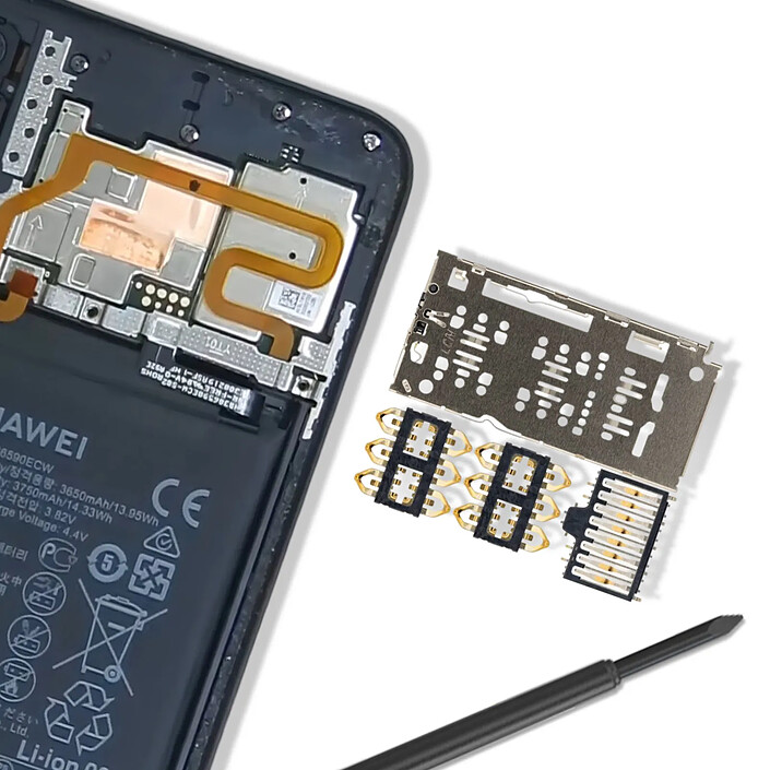 Avis Clappio Lecteur de carte SIM de remplacement pour Honor 8X