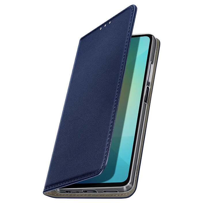 Avizar Étui pour Samsung Galaxy A06 Clapet Magnétique Porte-carte Bleu nuit