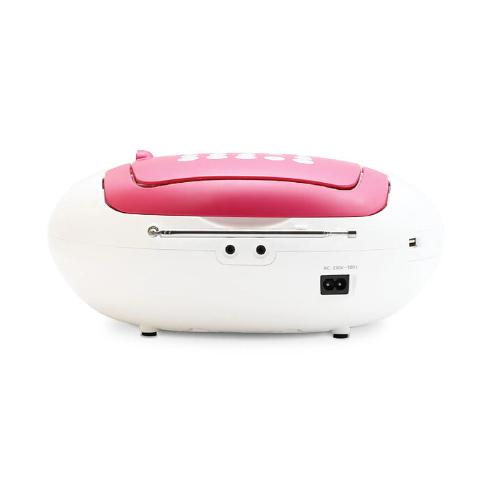 Mooov 477410 - Lecteur CD Pop Pink avec radio FM et port USB pas cher