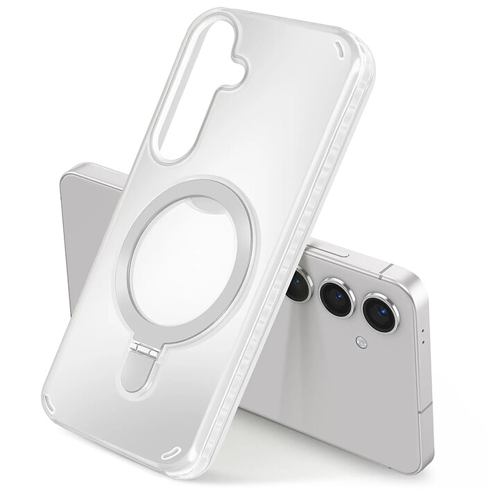 Acheter Avizar Coque MagSafe pour Samsung S24 Plus et S25 Plus Antichoc Support Blanc