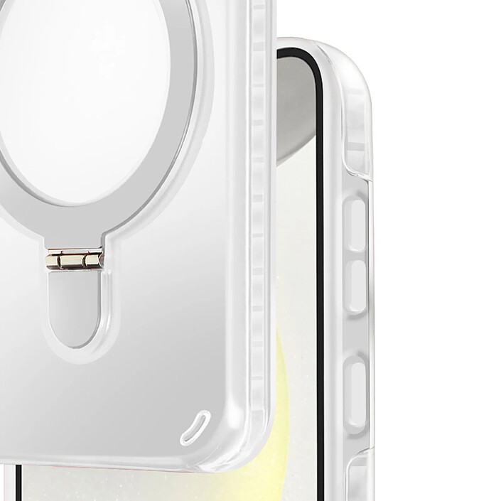 Avizar Coque MagSafe pour Samsung S24 Plus et S25 Plus Antichoc Support Blanc pas cher