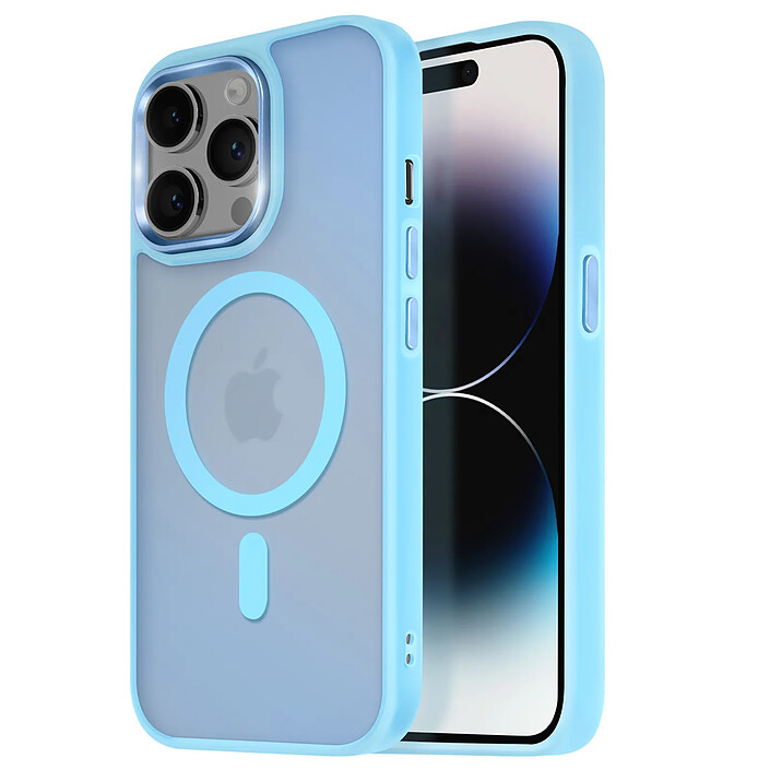 Avizar Coque MagSafe pour iPhone 14 Pro Max Dos Mat Givré Contour