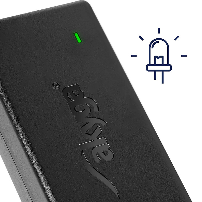 Acheter Akyga Chargeur pour Ordinateur Portable 90W Connecteur 5.5 x 2.5 mm Noir