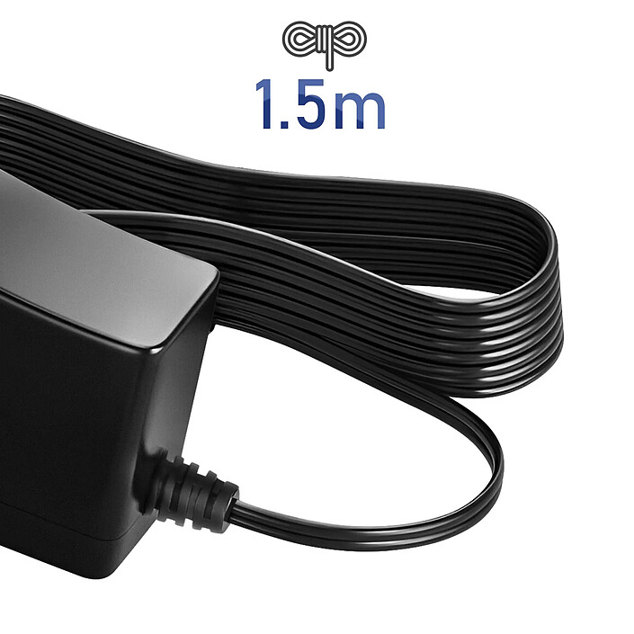 Avis Akyga Chargeur Universel pour Tablette 5V 2A avec prise 2,5 x 0,7 mm Noir