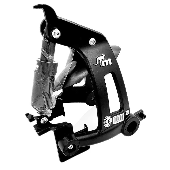 Monorim Suspension Arrière V2 pour Xiaomi M365, Pro, 2, 3 et 1S Noir