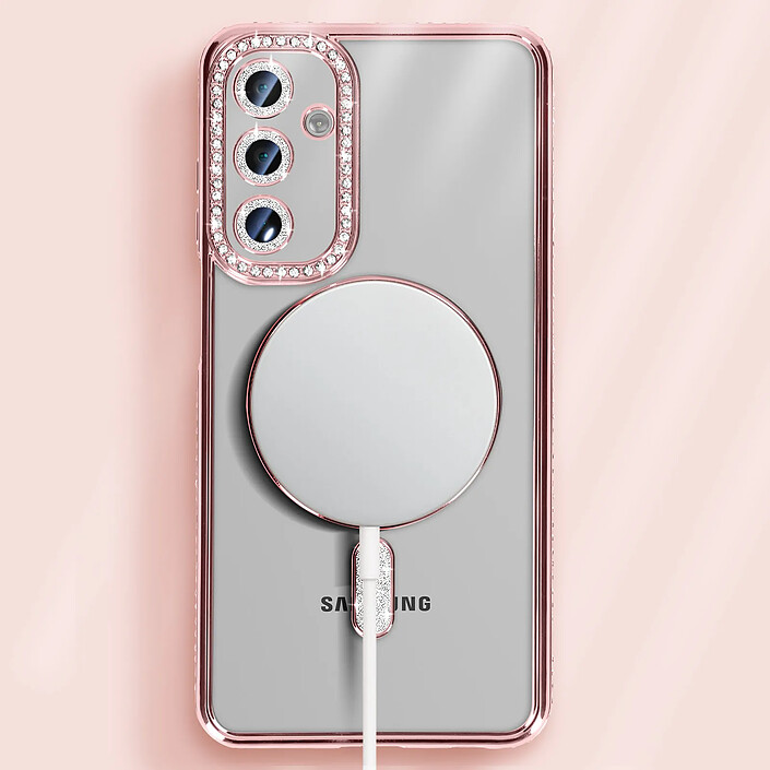 Avizar Coque Diamant pour Samsung Galaxy A16 Compatible MagSafe avec Design Luxe pas cher