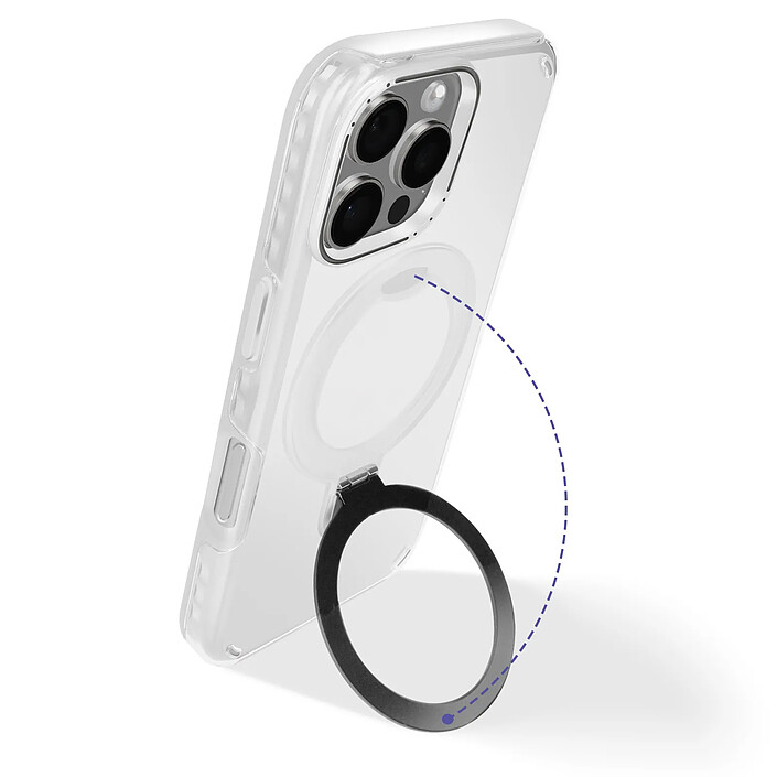 Avis Avizar Coque MagSafe pour iPhone 16 Pro Antichoc avec Support Pliable Blanc