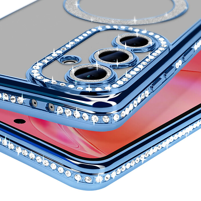 Avis Avizar Coque Diamant pour Samsung Galaxy S24 FE MagSafe Contour Strass