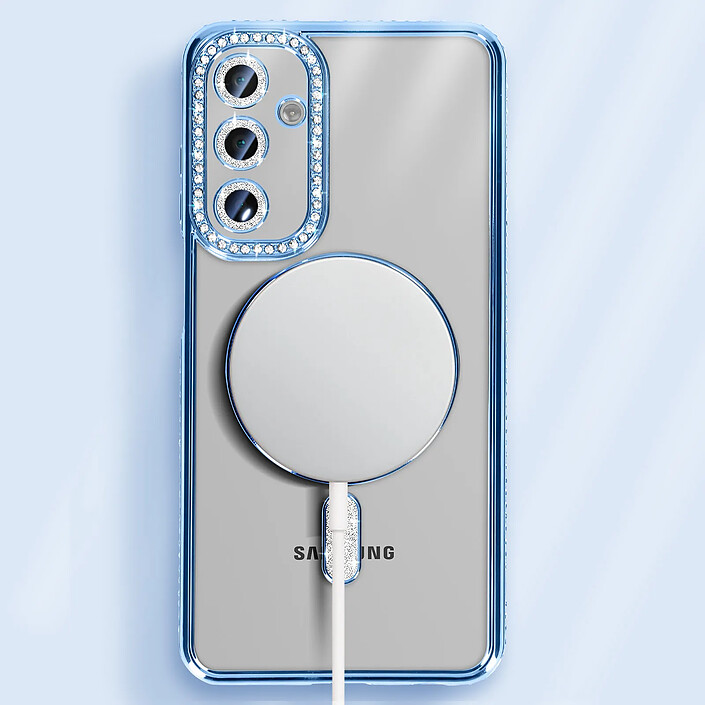 Avizar Coque Diamant pour Samsung Galaxy A16 MagSafe Contour Strass pas cher