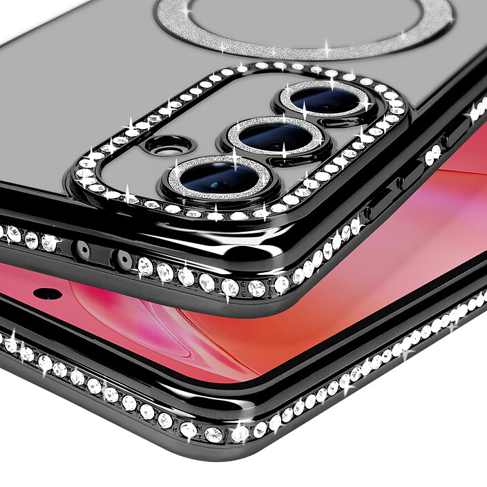 Avis Avizar Coque Diamant pour Samsung Galaxy S24 FE MagSafe Contour Strass