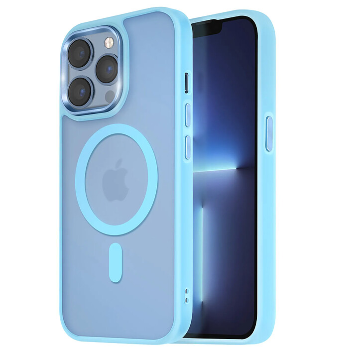 Avizar Coque MagSafe pour iPhone 13 Pro Max Dos Mat Givré Contour