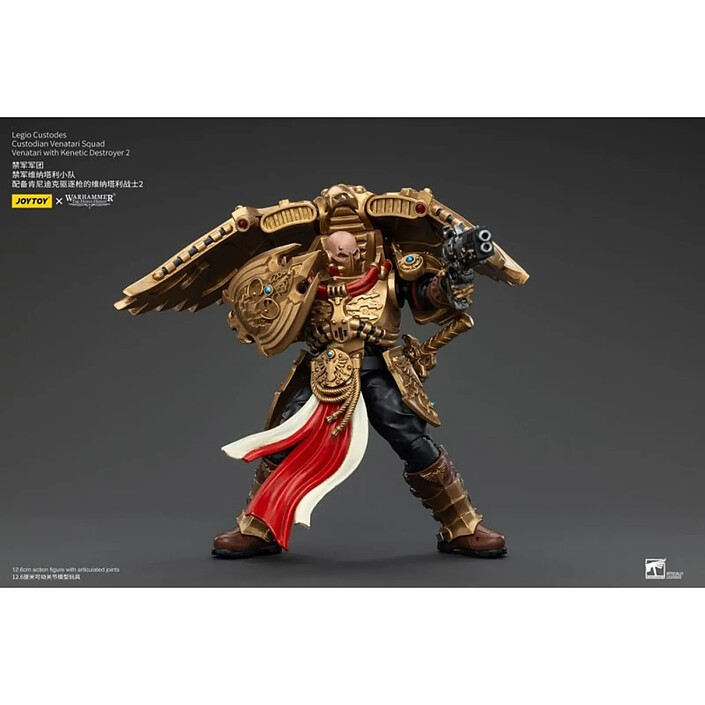 Acheter Warhammer The Horus Heresy - Figurine 1/18 Legio Custodes Custodian Venatari Squad Venatari with Kenetic Destroyer 2 13 cm