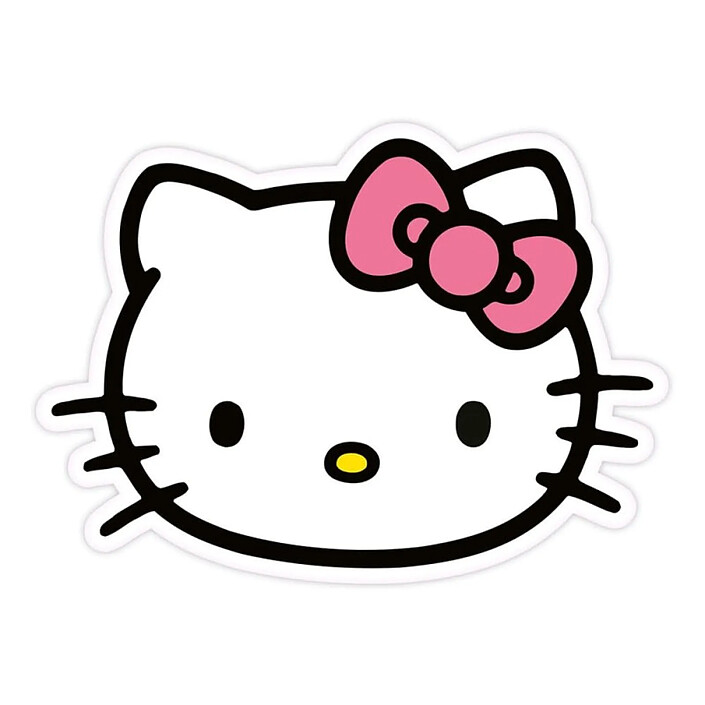 Hello Kitty - Coussin Hello Kitty Face 36 cm pas cher