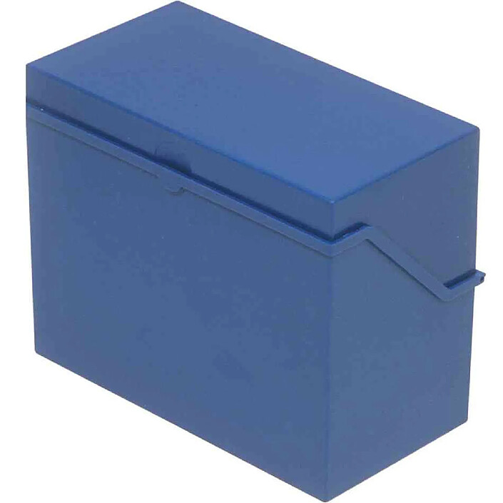 HELIT petite caisse de fichier format A5 à l'italienne, bleu