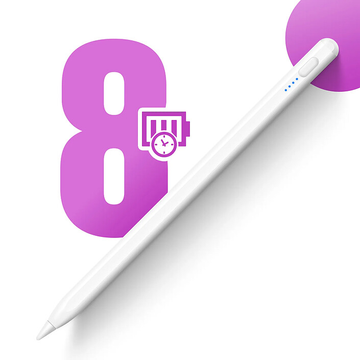 Acheter Avizar Stylet Tactile Universel pour Smartphone / Tablette Pointe Fine 1.5mm Blanc