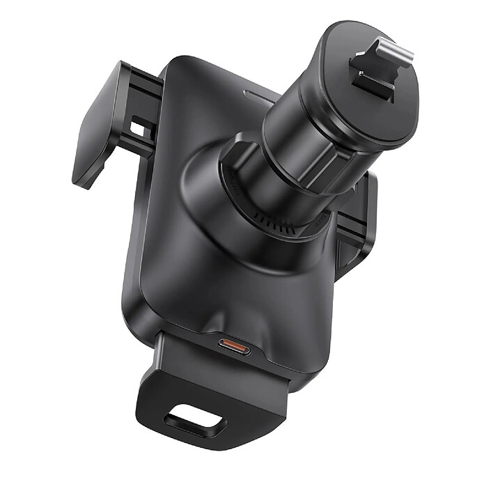 Baseus Support Voiture pour Smartphone avec Chargement Sans Fil 15W Noir pas cher