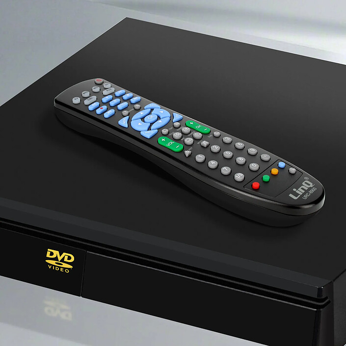 Avis LinQ Télécommande Universelle TV Satellite DVD CBL Audio VCR Portée 10m  Noir
