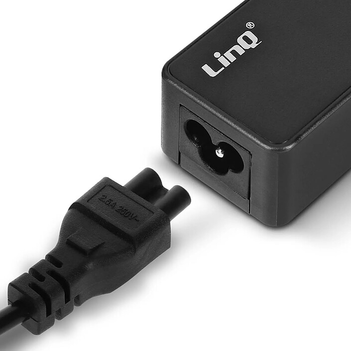 LinQ Chargeur Alimentation USB C pour Ordinateur portable Power Delivery 65W Noir pas cher