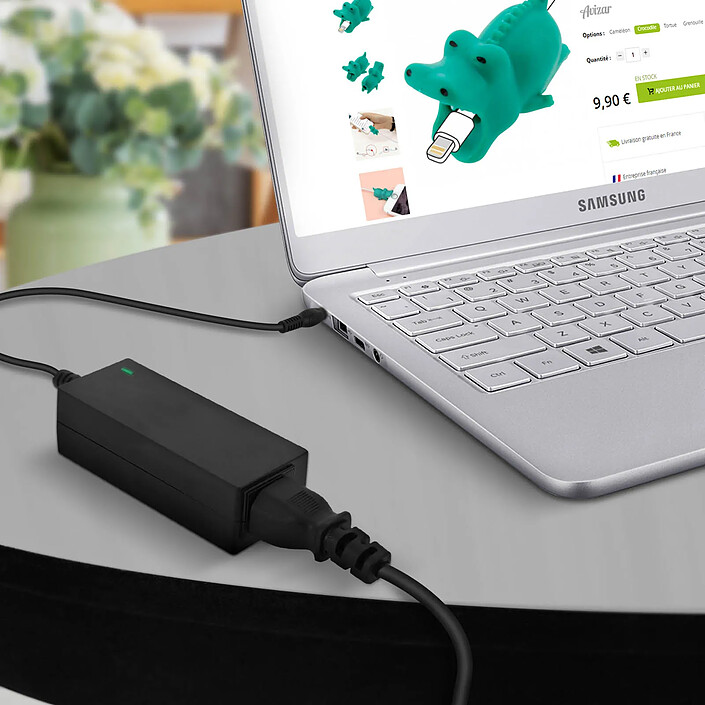 Avis LinQ Chargeur Secteur pour PC pour Samsung Galaxy 40W Embout 5.5 x 3.0 mm Noir