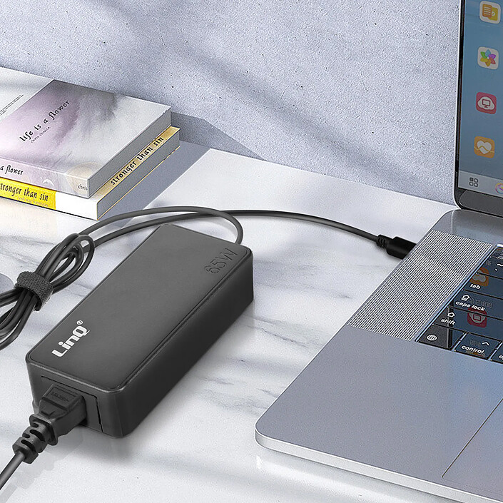 Acheter LinQ Chargeur Alimentation USB C pour Ordinateur portable Power Delivery 65W Noir