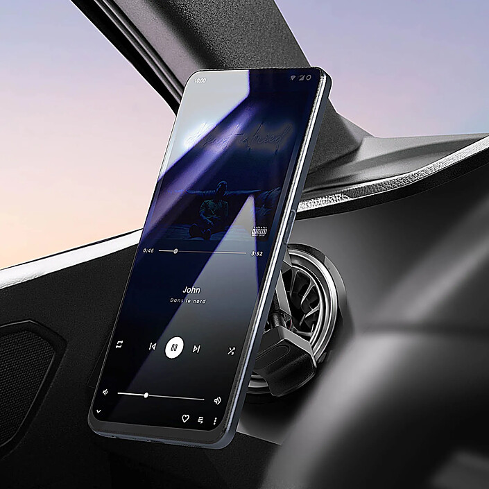 Avis LinQ Support Voiture MagSafe pour Smartphone, Grille Aération ronde Noir