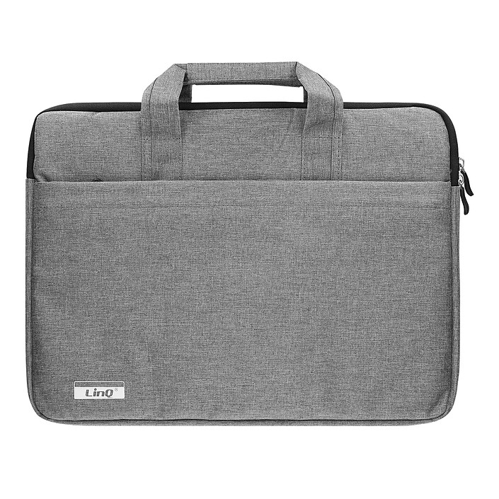 LinQ Sacoche pour Ordinateur Portable jusqu'à 15 pouces Imperméable Gris