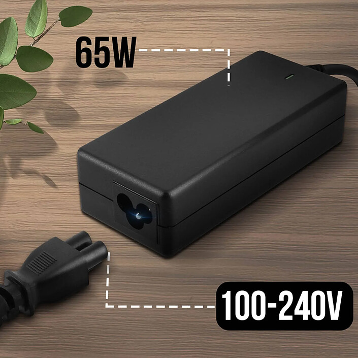 Acheter LinQ Chargeur Secteur PC HP 65W 19.5V 3.33A Embout 4.5*3.0 mm HP-4530 Noir