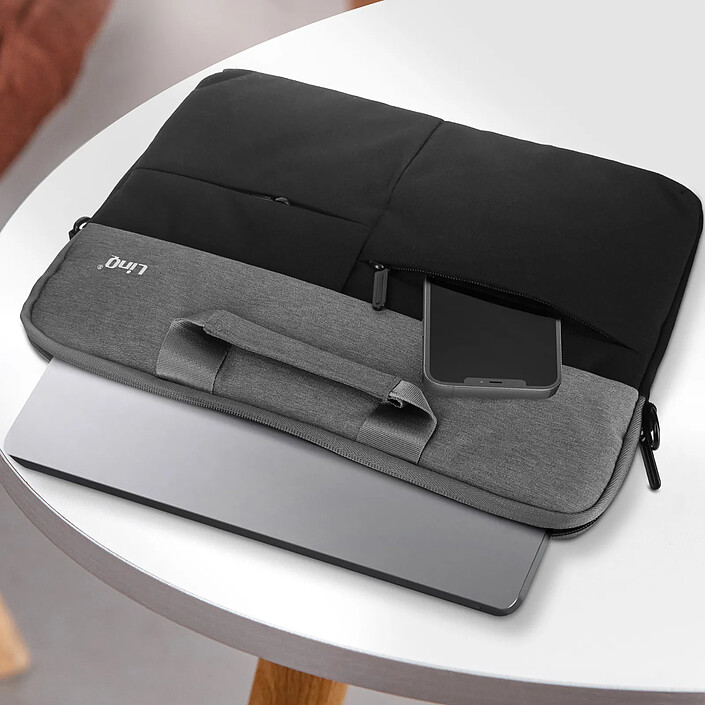 LinQ Sacoche pour Ordinateur Portable de 13.3 à 14'' Étanche Bandoulière  Noir pas cher