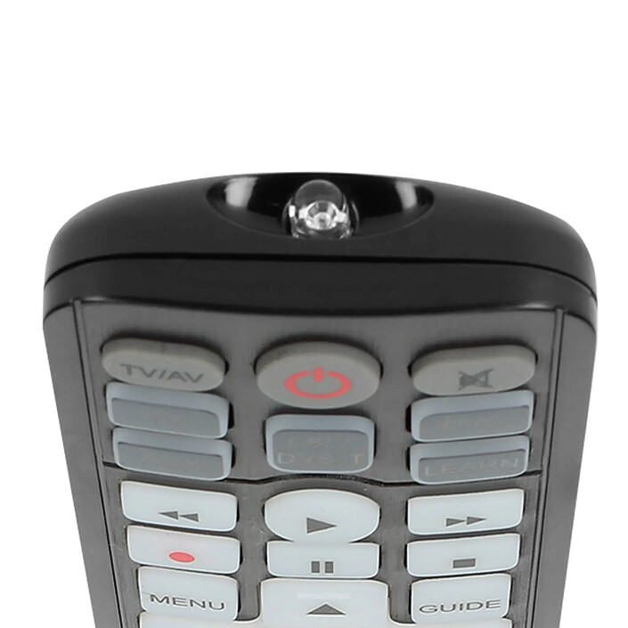 LinQ Télécommande Universelle TV Satellite Audio Lecteur DVD Portée 10m  Noir pas cher