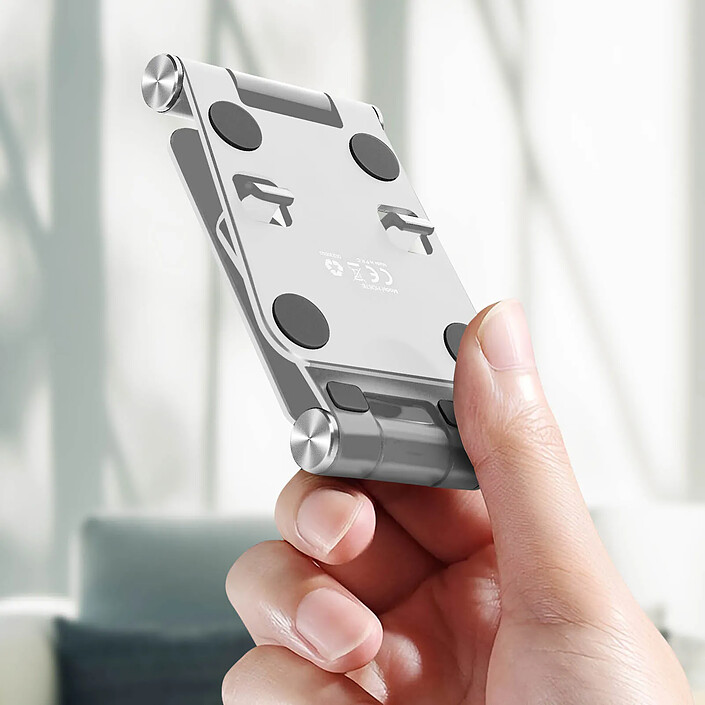 Acheter LinQ Mini Support Bureau Pliable pour Smartphone, Argent
