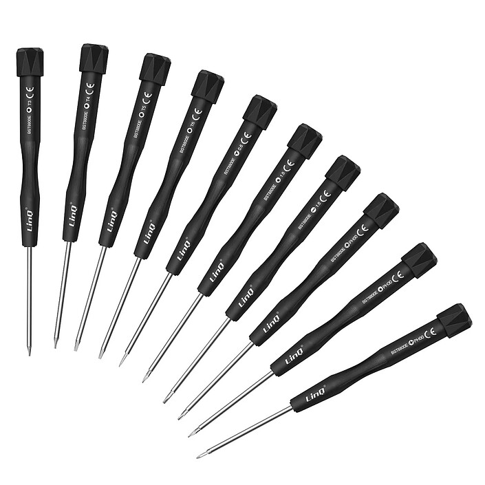 LinQ Boite Tournevis Pointe Magnétique 10 en 1 Démontage et Réparation  BST8800E