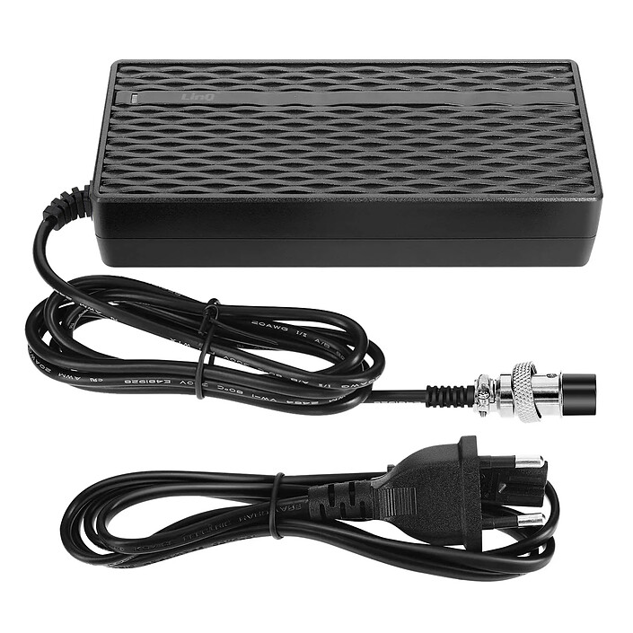 LinQ Chargeur Trottinette pour Kaabo et Speedway 42V - 3A, 124W Noir
