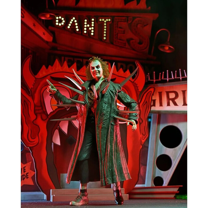 Acheter Beetlejuice (1988) - Diorama Trenchcoat avec Spikes Inferno Room Deluxe Set
