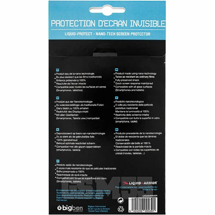 Avis Liquid Armor Liquid Armor Protection écran invisible ( brevetée ) universelle pour Smartphone