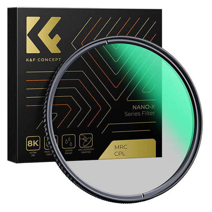 K&F Filtre NANO X CPL 28 Couches series 127mm