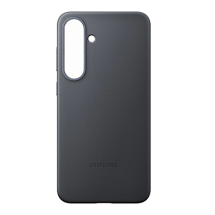 Samsung Coque Premium pour Galaxy S25 Plus cuir véritable élégante et résistante Noir