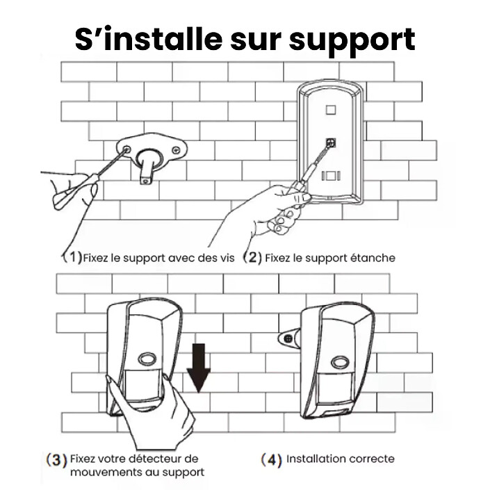 Acheter Daewoo - Détecteur de mouvement extérieur WMO301 pour alarmes Touch ( AM301 ) / Touch XL ( AM302 ) et Vigilia