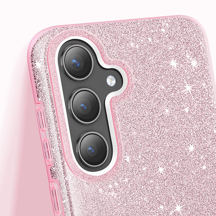 Acheter Avizar Coque Paillette pour Samsung Galaxy S24 et S25 Silicone Ultra fine Rose