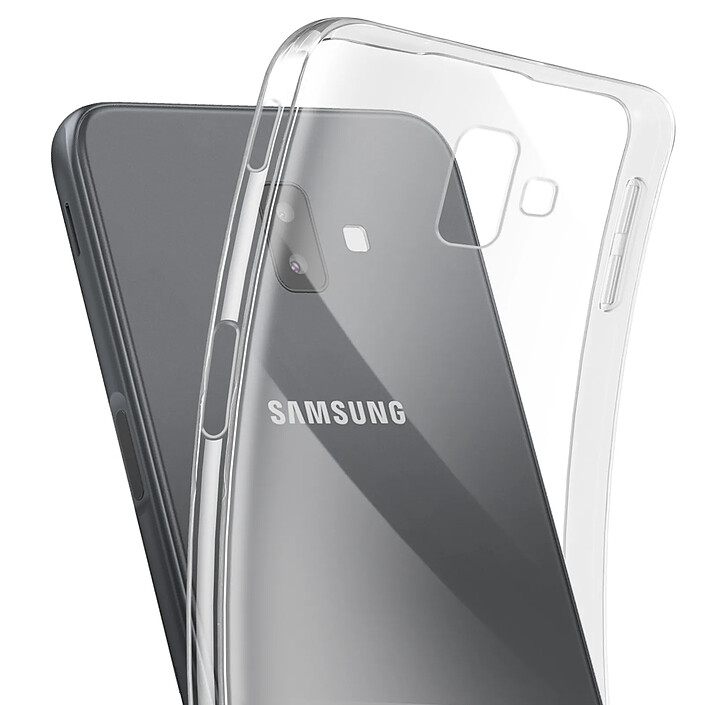 Avis Avizar Coque pour Samsung Galaxy J6 Plus Silicone Souple Design Fin Léger Transparent