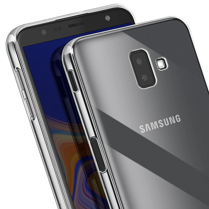 Acheter Avizar Coque pour Samsung Galaxy J6 Plus Silicone Souple Design Fin Léger Transparent